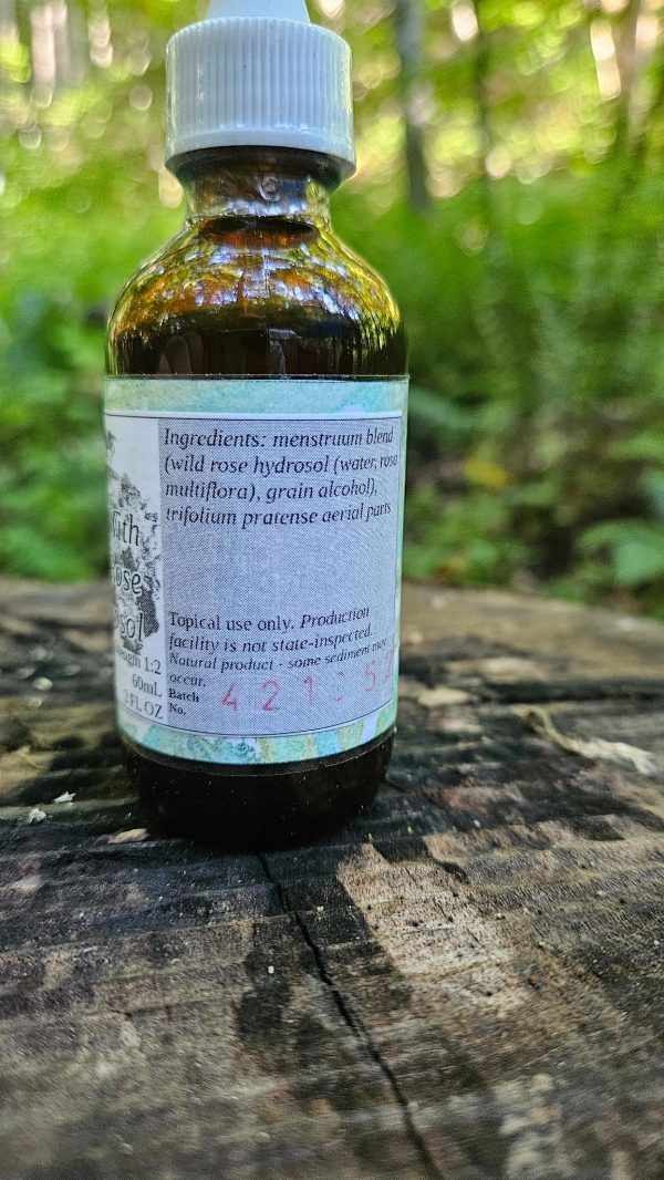 Red Clover Tincture With Wild Rose Hydrosol - Image 2